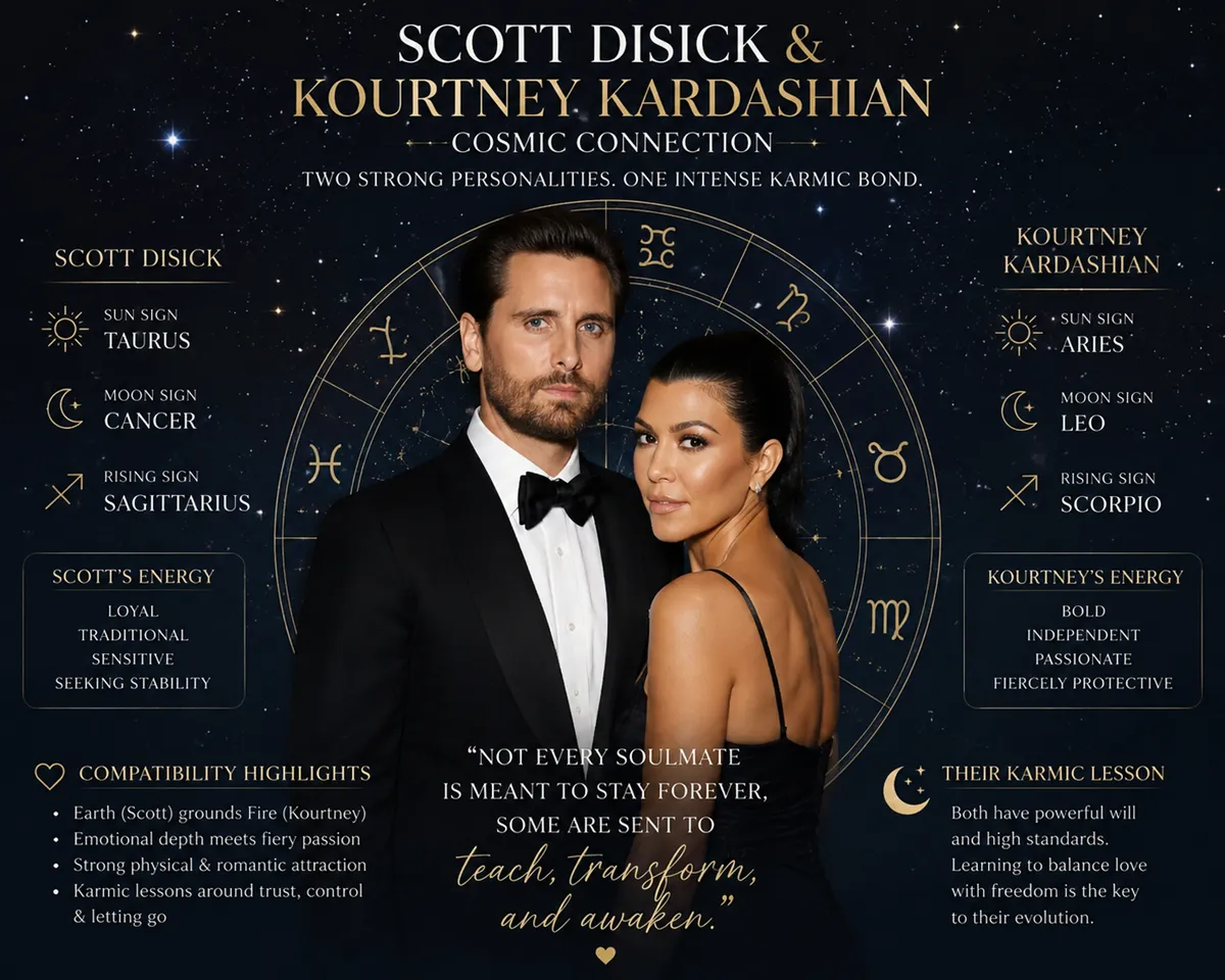 Scott Disick and Kourtney Kardashian's astrological compatibility